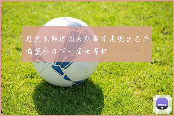 恩里克期待国米新赛季表现出色并渴望参与下一届世界杯